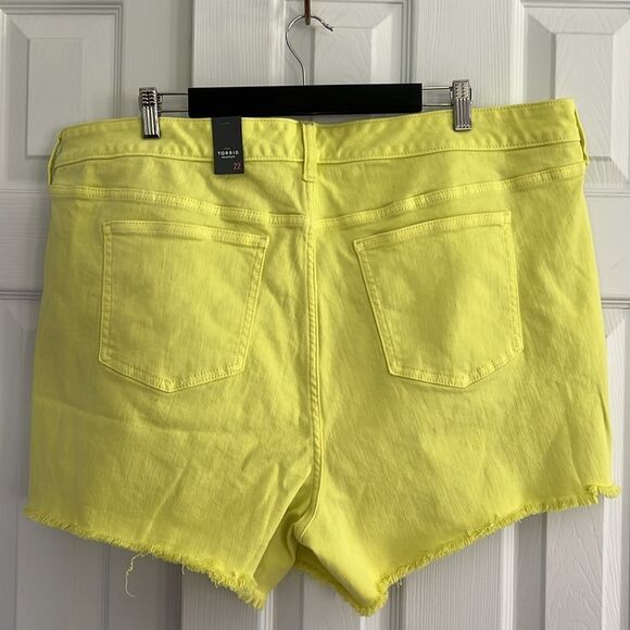 Torrid 5" High-Rise Midi Vintage Stretch Neon Shortie Shorts - Picture 14 of 15